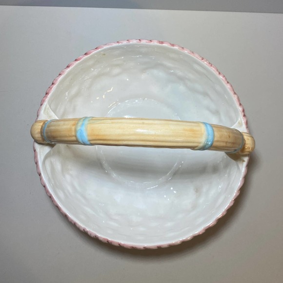 Vintage ABC Distributing Easter Basket Ceramic Holiday - Picture 2 of 4